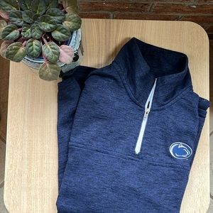 Penn State Nittany Lions  Champion Sweatshirt 1/4 Zip Long-Sleeve Top Sz Small